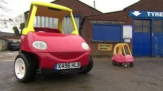 Toy car that can reach 70mph 110kmhoh and its roadworthy BBC News [upl. by Enoob]