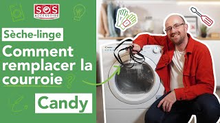 🛠️ Comment remplacer la courroie dun sèchelinge Candy [upl. by Mcallister]