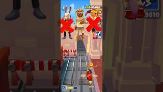 Rabbit🆚️Prince K🆚️Miss Tasha  subway surfers game viralvideo shorts subwaysurfers [upl. by Braun]