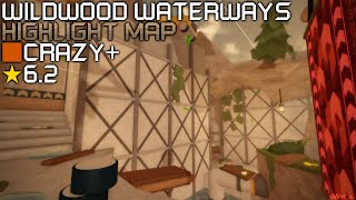 Roblox Flood Escape 2  Wildwood Waterways Highlight Map BottomLow Crazy [upl. by Lantha]