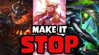 The 10 League of Legends skinlines Riot needs to RETIRE temporarily [upl. by Ahseyi142]