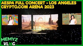 FULL CONCERT AESPA LIVE TOUR 2023 SYNK  HYPER LINE Performance  Los Angeles Aug 13th 2023 [upl. by Primavera]