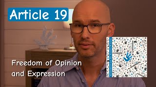 Article 19  Freedom of Opinion and Expression [upl. by Tanny]