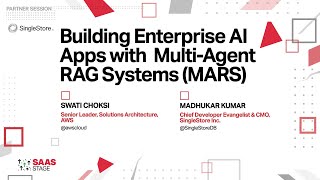 Building Enterprise AI Apps with MultiAgent RAG Systems MARS  TechCrunch Disrupt 2024 [upl. by Mclyman]