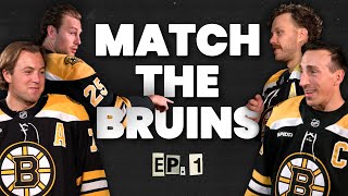 Bruins Compete In Ultimate Teammate Trivia Challenge  Match the Bruins Ep 1 [upl. by Thibault]