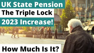 Uk State pension Increase 2023 How much pension will the triple lock give you [upl. by Alesiram]