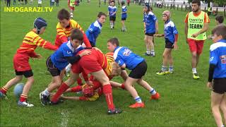 Monein Lasseube contre Us Nafarroa Benjamins Rugby [upl. by Inal]