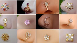 Latest Gold Nose Pin Stud Design  Daily Use Nose Ring Collections 2024quot25 [upl. by Ttegirb]