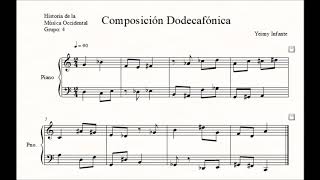 Composición Dodecafonismo [upl. by Adey323]