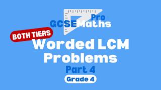 Worded Problems with Lowest Common Multiple LCM  GCSE Maths Pro [upl. by Estrella]