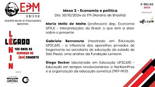 MESA 2  ECONOMIA E POLÍTICA [upl. by Ahsiloc]