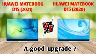 Huawei Matebook D15 2021 vs Huawei Matebook D15 2020  Full Difference [upl. by Carola]