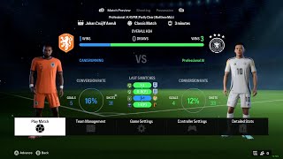 Netherlands vs Germany FC24 Gameplay 4K 60 FPS 4kgameplay [upl. by Ianaj]