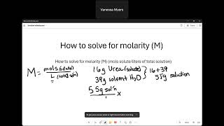 Molarity Example [upl. by Daniele]