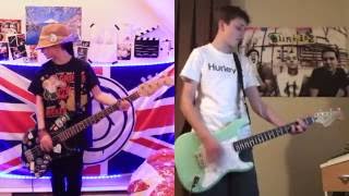 blink182 Josie guitar and bass cover [upl. by Alyal]