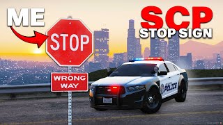 I Became an SCP Stop Sign  GTA 5 RP [upl. by Bertrand]