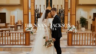 Brennan amp Jacksons Wedding Film [upl. by Adnert]