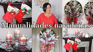 MANUALIDADES PARA NAVIDAD 20232024IDEAS DE DECORACIONHOME DECOR [upl. by Fulcher]