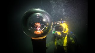 Deep Sea Divers make a heart beat underwater [upl. by Adnhoj]