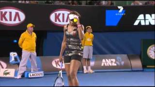 Andrea Petkovic vs Venus Williams at the Australian Open 2011 [upl. by Jandy]