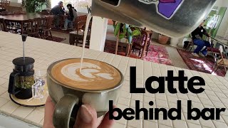 POV A solo barista morning shift [upl. by Attiuqehs222]