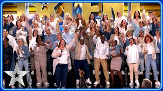 Northants Sings Out give ELECTRIFYING performance with a twist  Auditions  BGT 2024 [upl. by Bernardi209]