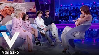 Verissimo  Veronica Peparini e Andreas Muller presentano la loro grande famiglia [upl. by Kragh]