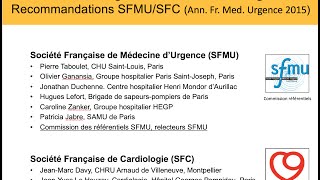 5c Recommandations fibrillation atriale aux Urgences SFMUSFC 2015 [upl. by Proud]