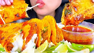 ASMR BIRRIA TACOS DIPPED in Consommé asmr food mukbang [upl. by Maxim]