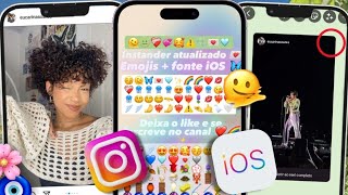 INSTANDER ATUALIZADO 2022 💌 INSTAGRAM ESTILO IPHONE  FONTE IOS  EMOJIS IOS 16  QUALIDADE MÁXIMA🧿🔮 [upl. by Nea348]