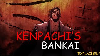 STRONGEST BANKAI IN HISTORY  KENPACHIS BANKAI  BLEACH  EXPLAINED IN HINDI [upl. by Tj]