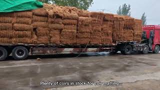 Coir matting for slope protection erosion control [upl. by Cagle896]