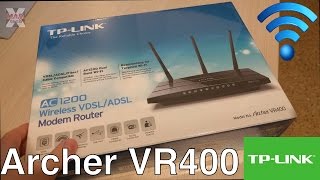 AC1200 Wireless VDSLADSL Modem Router Archer VR400 [upl. by Ardnwahs]