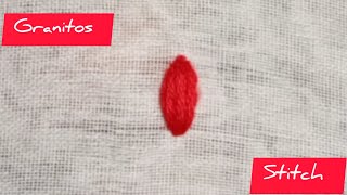 Granitos stitch hand embroidery tutorial [upl. by Nell]