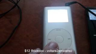 12 Rockbox  Ipod Mini 2nd generation 4GB converted to RockBox [upl. by Sirod938]