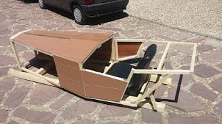 How to build a Homemade Car  Como construir un coche casero [upl. by Leelaj]