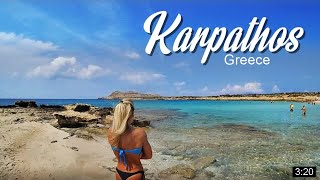 Karpathos Island  Greece  the most beautiful [upl. by Niltac]