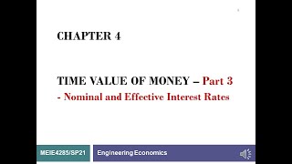 025  Engineering Economy Chapter 4 Time Value of Money Part 32 [upl. by Nibor165]