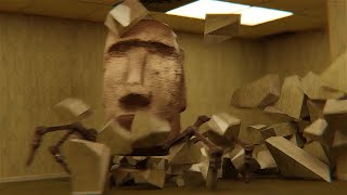 Moai in Backrooms 4 Found Footage [upl. by Kitrak627]