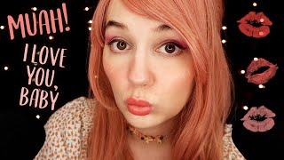 ASMR 💋 GENTLE KISSES amp CALLING YOU CUTE NAMES amp quotI LOVE YOUquot 💋 [upl. by Chaille]