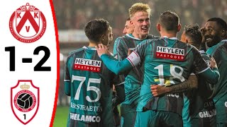 Kortrijk vs Antwerp 12 All Goals and Extended Highlights [upl. by Clevie]