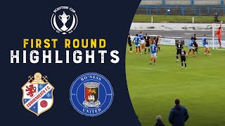 Cowdenbeath 01 Bo’ness  Highlights  Scottish Cup First Round 202223 [upl. by Dammahom740]