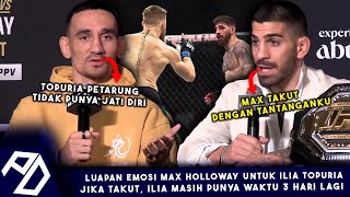 MAX HOLLOWAY SANGAT KESAL DENGAN TINGKAH ILIA TOPURIA  sub indo [upl. by Eirot245]