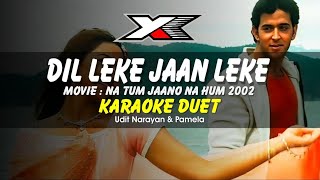 Dil Leke Karaoke  Duet [upl. by Tillie]