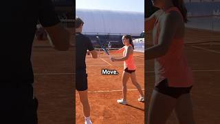 Master the forehand in motion ✨ tennis forehand coachmouraroglou tennistips [upl. by Kcirddet3]