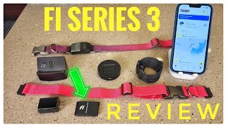 Fi Series 3 Dog Collar GPS Smart Dog Tracker Review amp How To Connect To iPhone [upl. by Moscow]