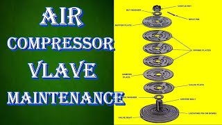 Air compressor valve maintenance Step by step guide [upl. by Koball]