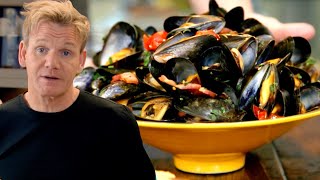 Gordon Ramsays Steamed Mussels [upl. by Vassili]