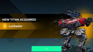 War Robots 200 Blackmarket progress gold  super chest openings f2p baby account wins many prizes [upl. by Tove]