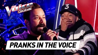 Superstars PRANK The Voice coaches with unexpected Blind Auditions [upl. by Balduin671]